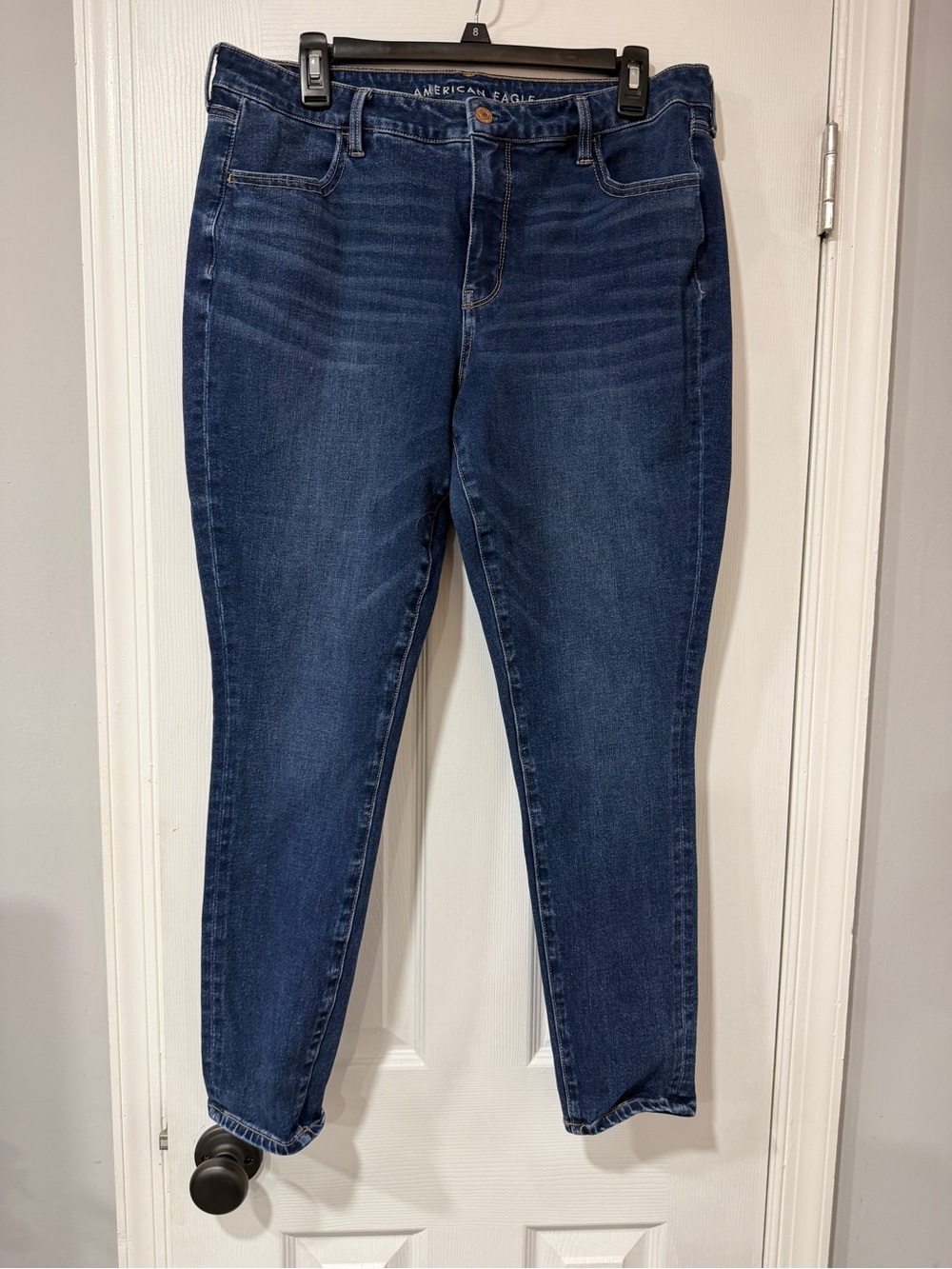 American Eagle Outfitters Women's Dark Indigo Skinny Jeans